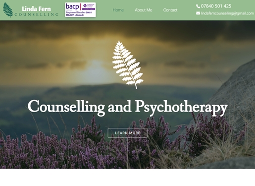 Image of Linda Fern's Counselling Website